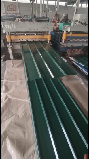 Гофрированный лист из оцинкованной стали Gi Aluzinc, Кровельный лист, окрашенный в цвет CRC, Металлический стальной кровельный лист